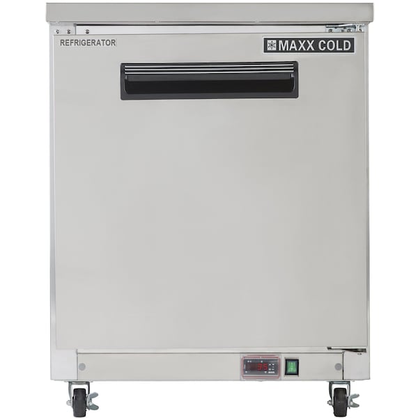 Maxx Cold Undercounter Refrigerator, Single Door 6.5 CUFT MXCR27U - main